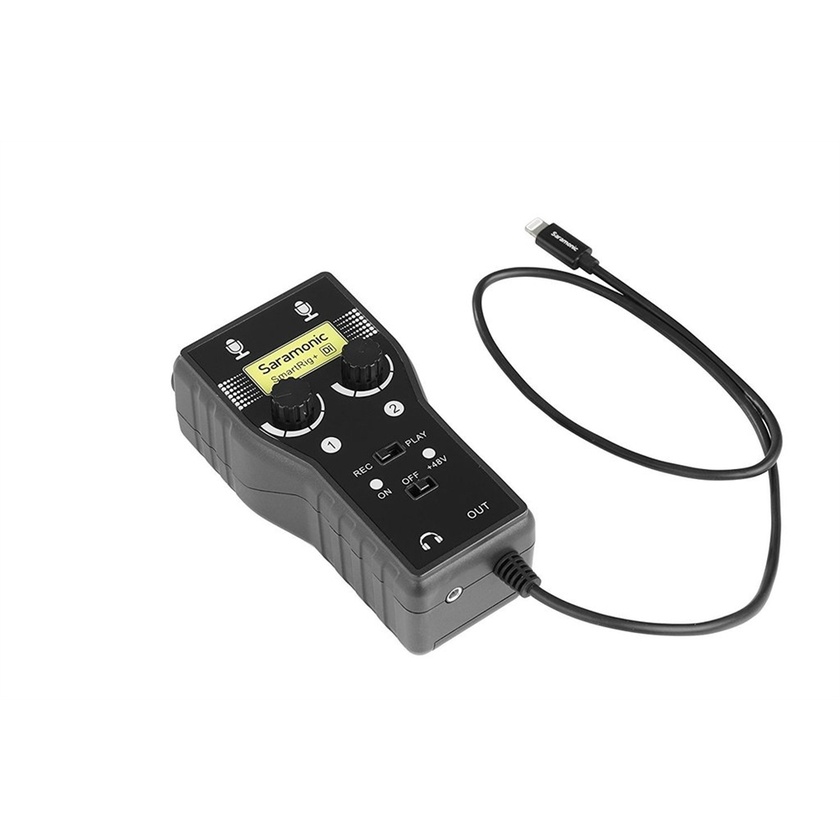 Saramonic SmartRig+Di (with Lightning Connector for iOS) - 2-Ch XLR/3.5mm Microphone Audio Mixer