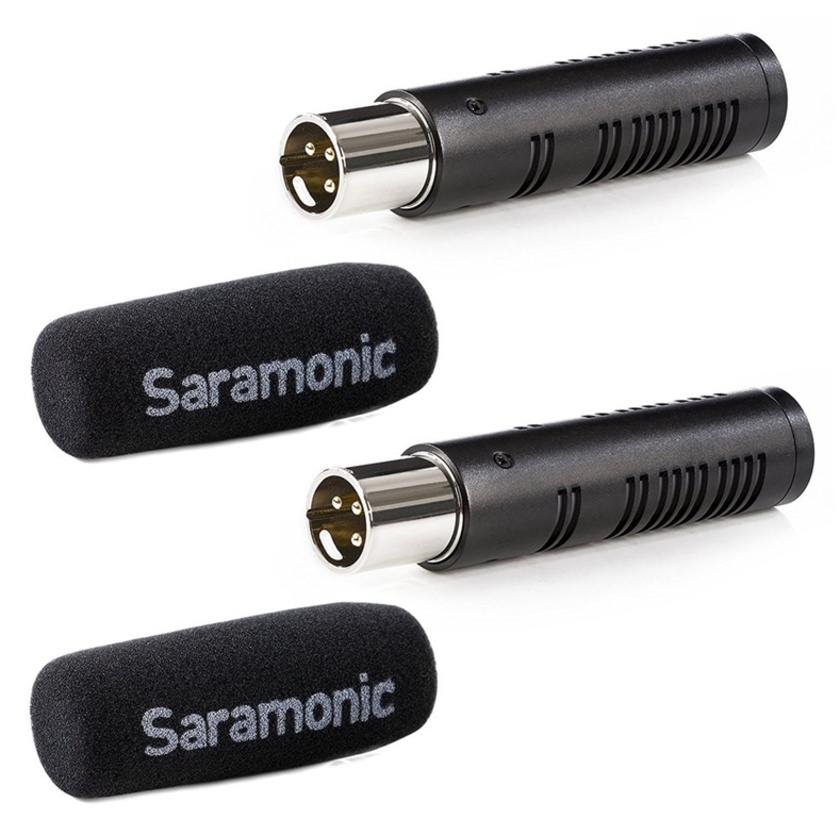 Saramonic SR-AXM3 Broadcast Quality XLR Shotgun Cardioid Condenser Microphone Capsules (2 Pack)