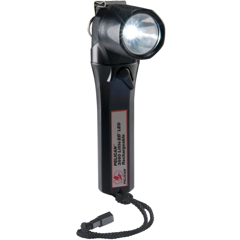 Pelican 3660 Little Ed Rechargeable Recoil LED Right Angle Flashlight (Black)