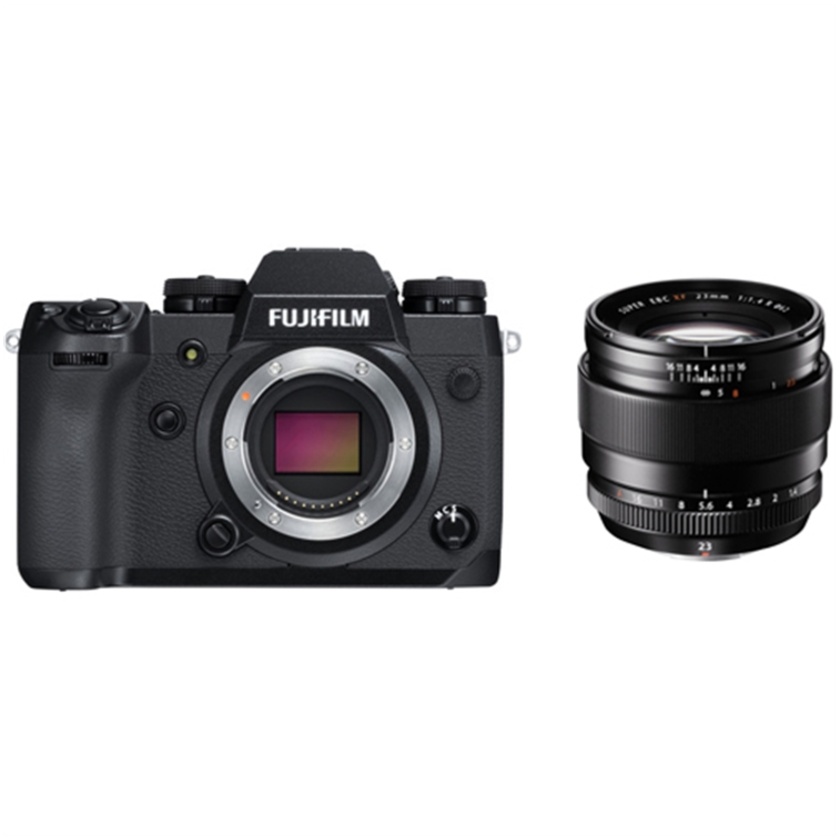 Fujifilm X-H1 Mirrorless Digital Camera with XF 23mm f/1.4 R Lens