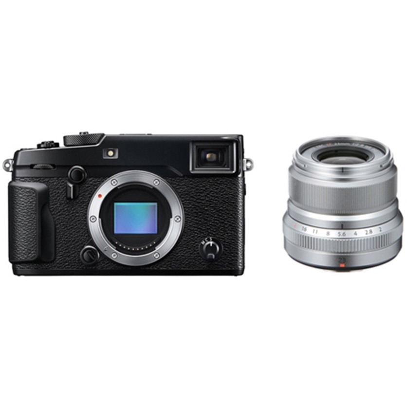 Fujifilm X-Pro2 Mirrorless Digital Camera with XF 23mm f/2 R WR Lens (Silver)