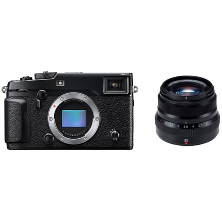Fujifilm X-Pro2 Mirrorless Digital Camera with XF 35mm f/2 R WR Lens (Black)