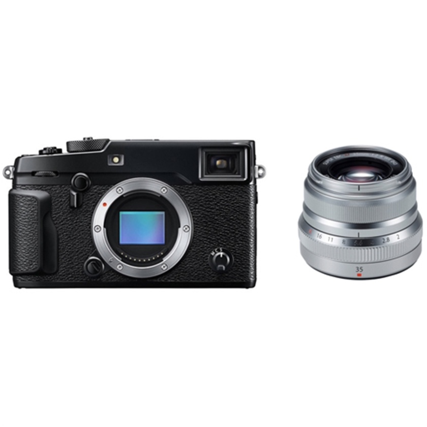 Fujifilm X-Pro2 Mirrorless Digital Camera with XF 35mm f/2 R WR Lens (Silver)