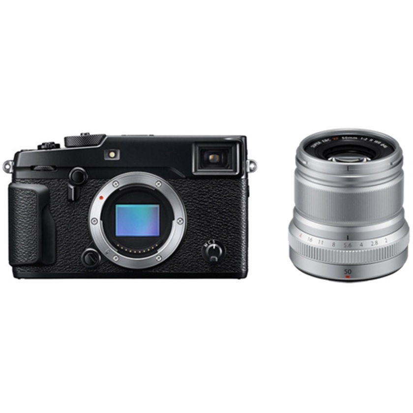 Fujifilm X-Pro2 Mirrorless Digital Camera with XF 50mm f/2 R WR Lens (Silver)