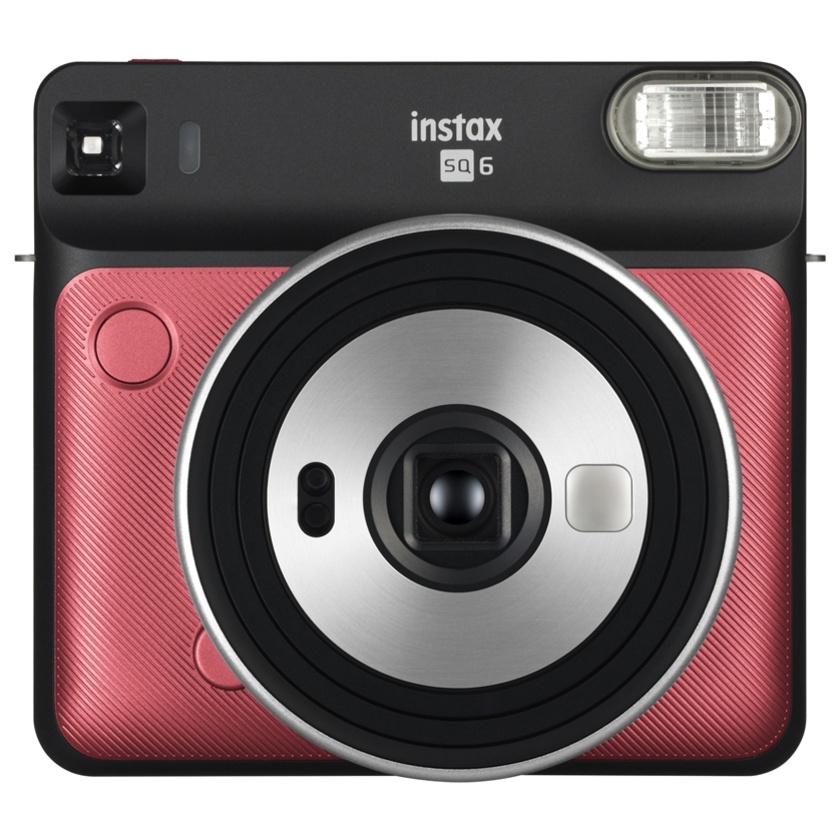Fujifilm instax SQUARE SQ6 Instant Film Camera (Ruby Red)