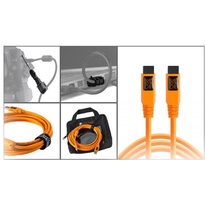 Tether Tools Starter Tethering Kit with FireWire 9-Pin Cable (Orange)