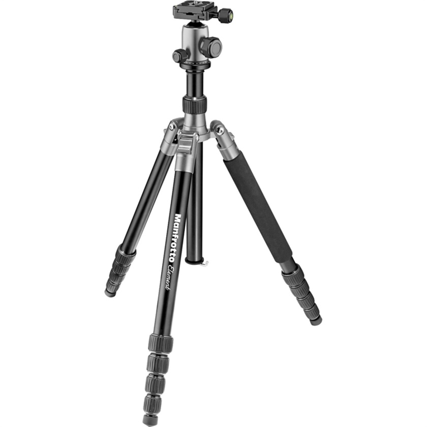 Manfrotto MKELEB5GY-BH Big Element Traveler Tripod with Ball Head (Grey)