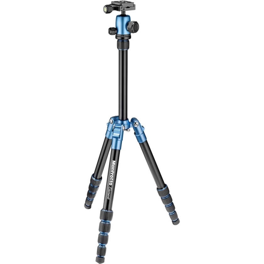 Manfrotto MKELES5BL-BH Small Element Traveler Tripod with Ball Head (Blue)