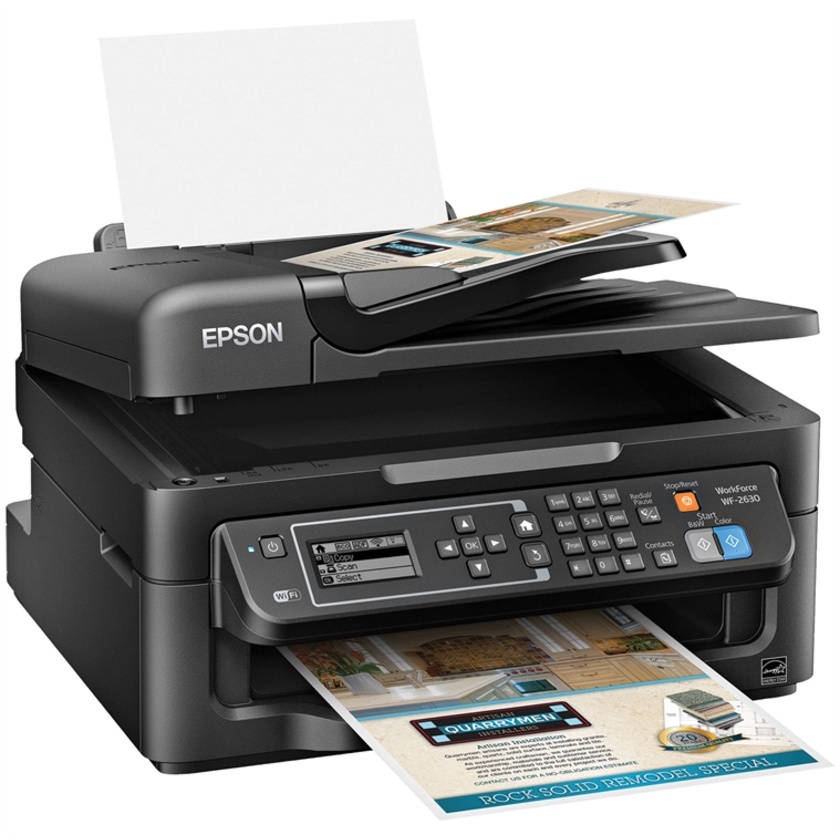 Epson WF-2630 WorkForce Inkjet 4 Colour Multifunction Printer