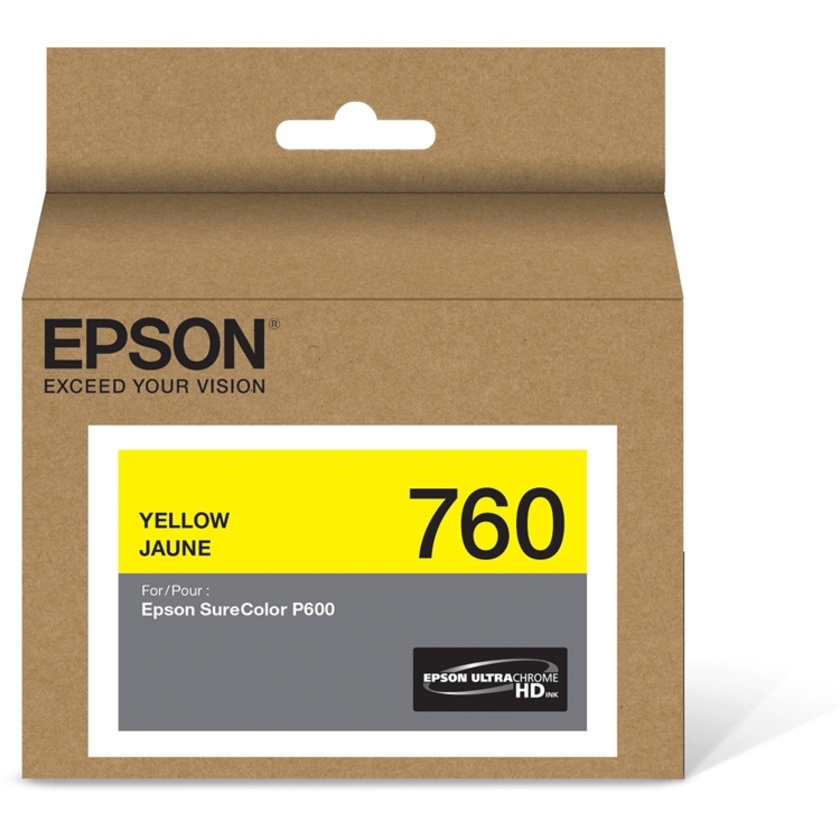 Epson T760 UltraChrome HD Yellow Ink Cartridge