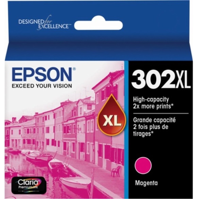 Epson 302XL High-Capacity Magenta Ink Cartridge