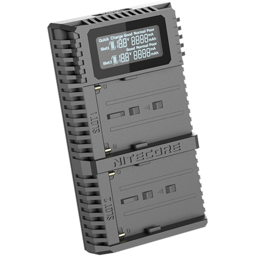NITECORE USN3 PRO Dual Slot USB QC Charger for Sony