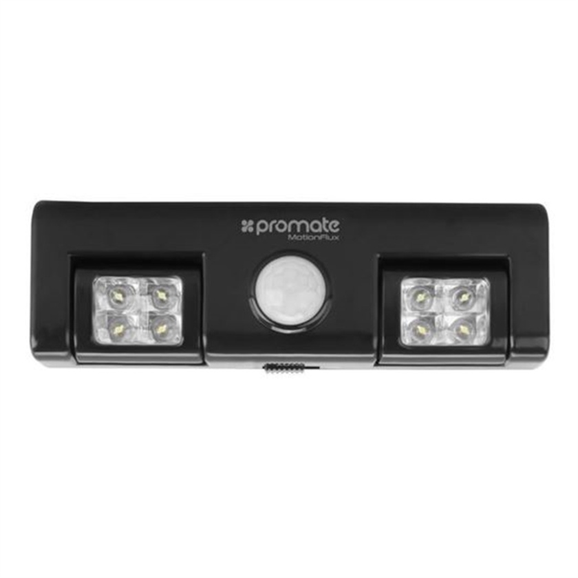 Promate MotionFlux Indoor Motion-Activated LED Light (Black)