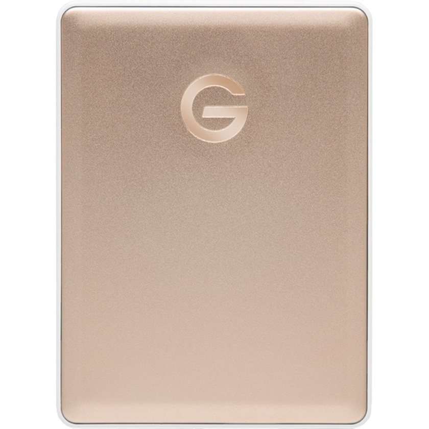G-Technology 2TB G-DRIVE Mobile USB 3.1 Gen 1 Type-C External Hard Drive (Gold)