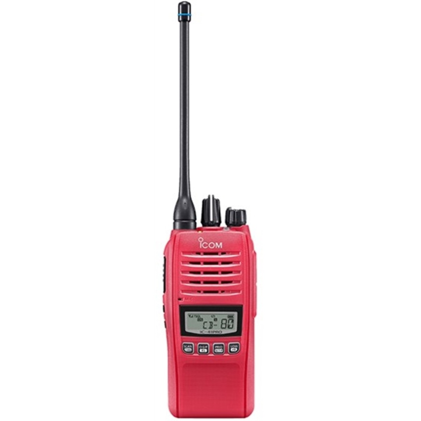Icom IC-41PRO UHF CB Handheld Radio (Red)