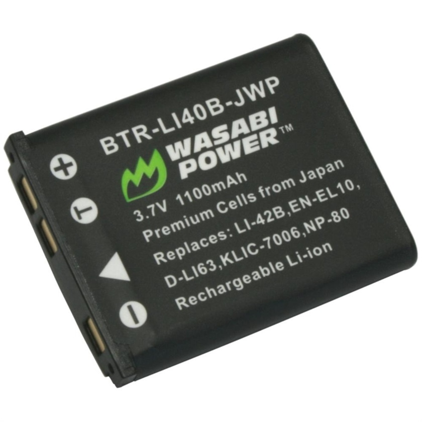 Wasabi Power Battery for Olympus LI-40B, LI-42B