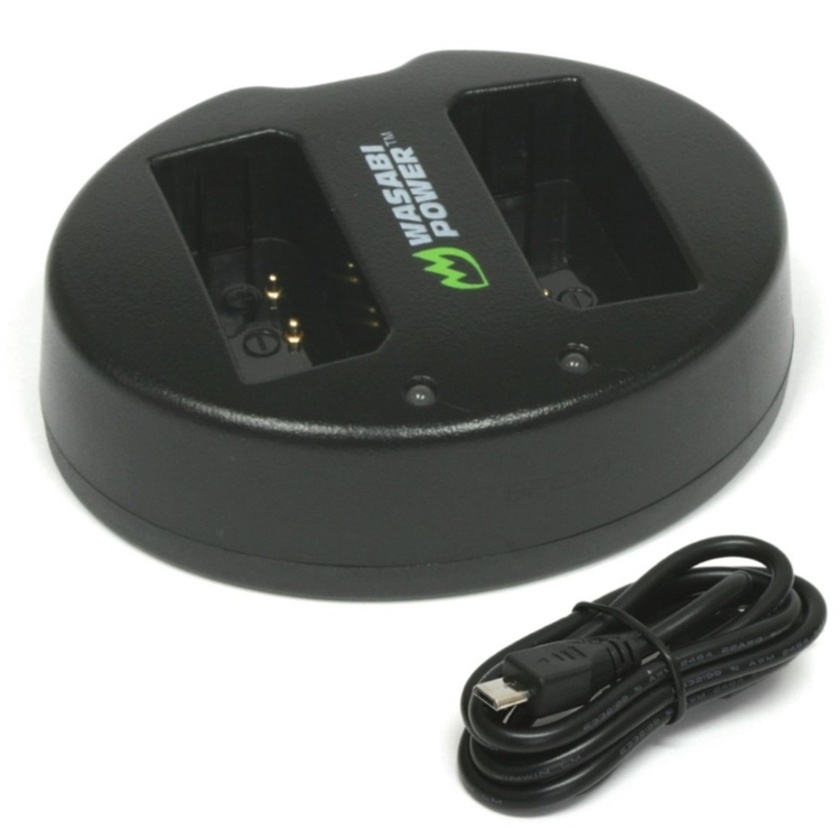 Wasabi Power Dual USB Charger for Canon LP-E10, LC-E10