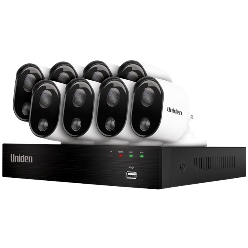 Uniden GDVR20880 Guardian 2MP Full HD DVR Thermal-Sensing Security System