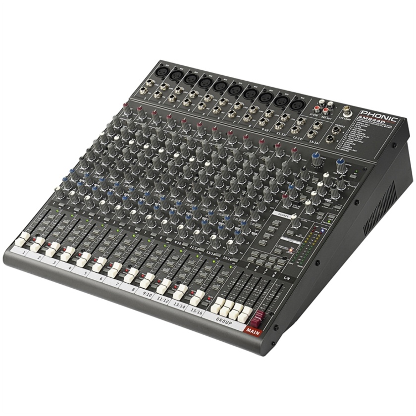 Phonic AM 844D 8-Mic/Line 4-Stereo Mixer with DFX and USB Interface