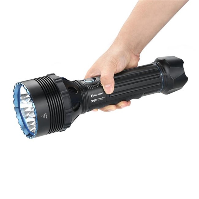 Olight X9R Marauder 25000 Lumen Rechargeable LED Flashlight (Black)