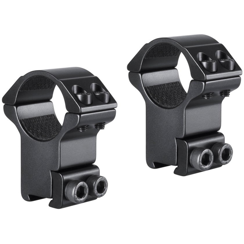 Hawke Sport Optics 2-Piece Match Mount for 9-11mm Rails (25.4mm, High, Matte Black)