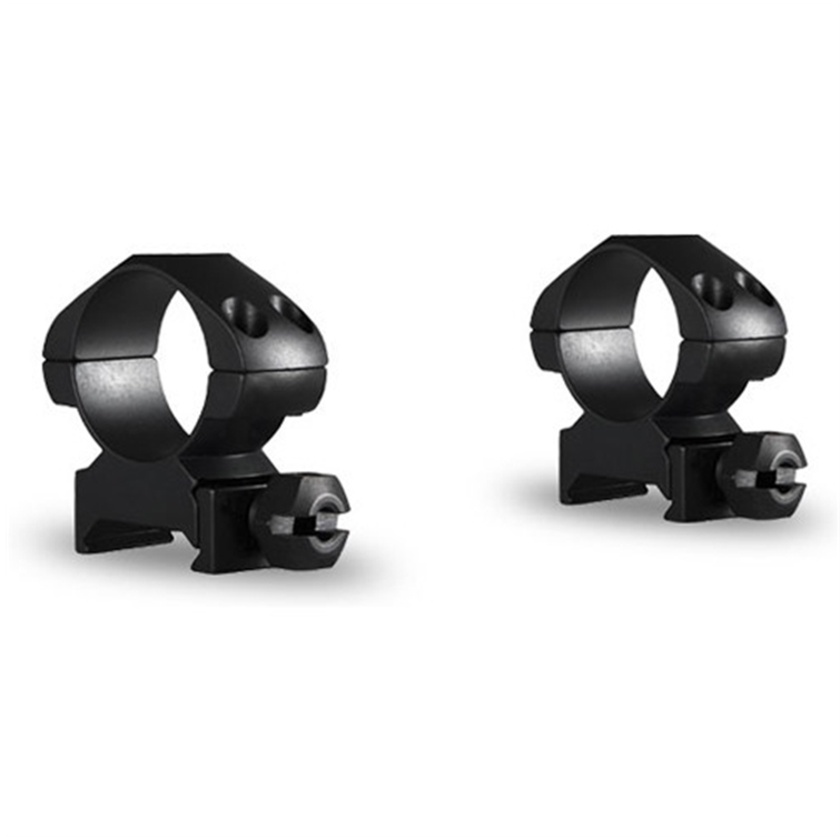 Hawke Sport Optics 2-Piece Precision Steel Weaver Ring Mounts (25.4mm, Medium, Matte Black)