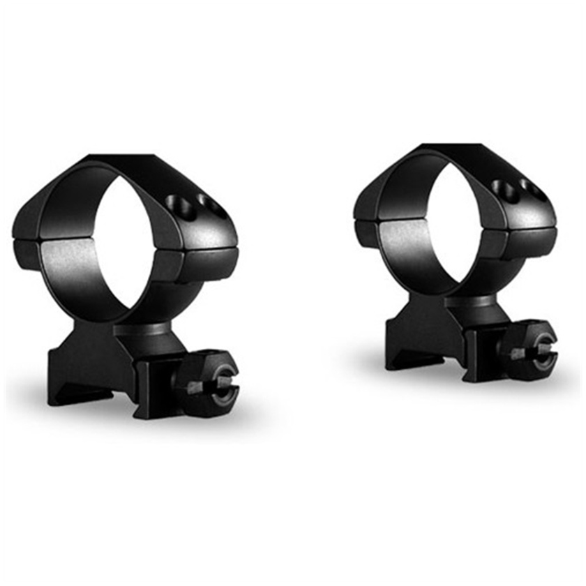 Hawke Sport Optics 2-Piece Precision Steel Weaver Ring Mounts (30mm, High, Matte Black)