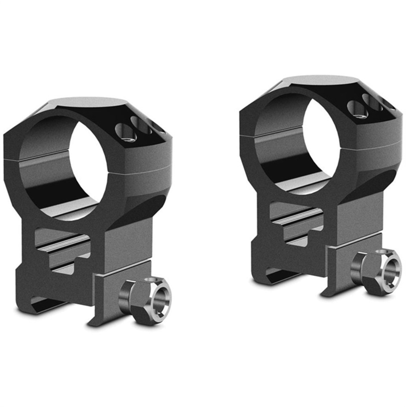Hawke Sport Optics 2-Piece Tactical Ring Mounts (30mm, Extra-High, Weaver, Matte Black)