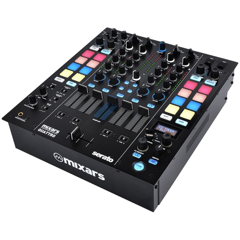 Mixars QUATTRO Professional 4-Channel Mixer and Controller for Serato DJ