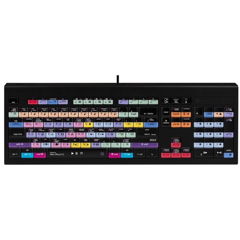 LogicKeyboard Astra Series Adobe After Effects CC Backlit Keyboard for Mac (American English)