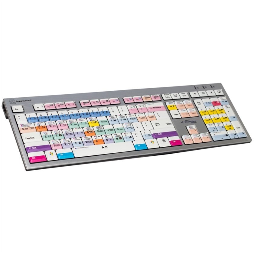 LogicKeyboard Presonus Studio One Slimline Keyboard for Windows (US, Black)