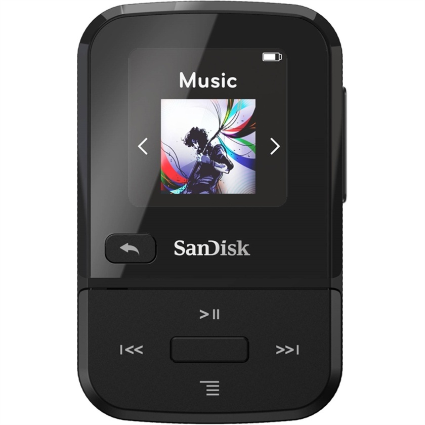 SanDisk 16GB Clip Sport Go Wearable MP3 Player (Black)