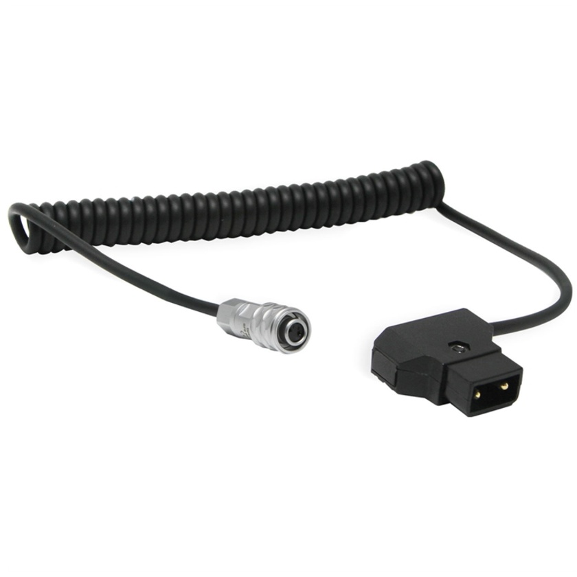 Core SWX Coiled D-Tap to 2-Pin Cable for Blackmagic Pocket Cinema Camera 4K & 6K(46-122 cm)