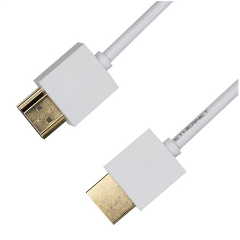 DYNAMIX HDMI Nano High Speed With Ethernet Cable (White, 0.5m)