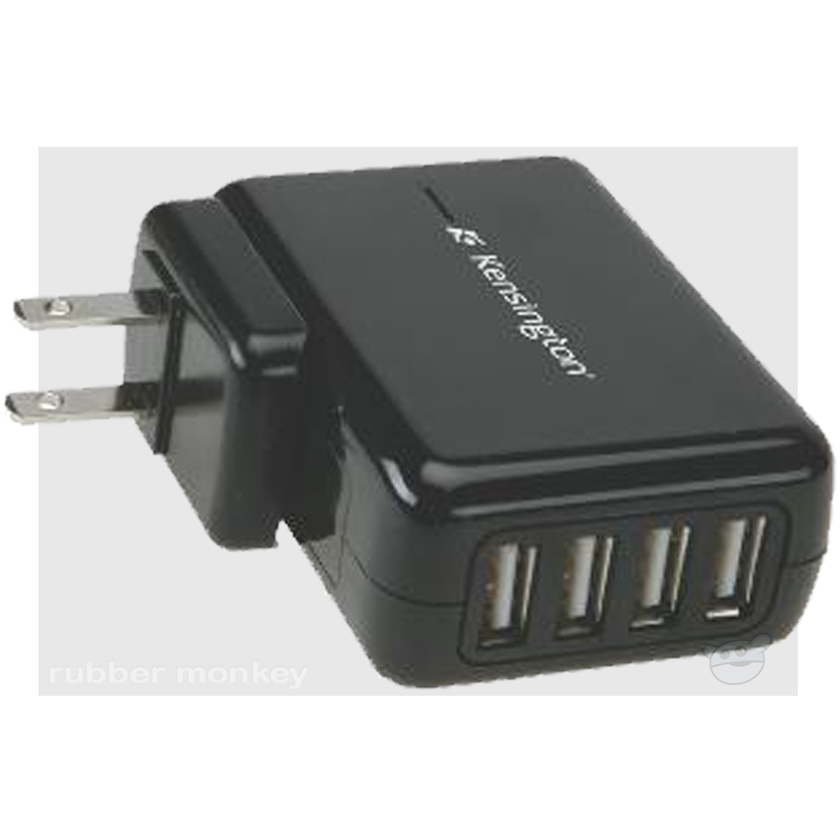 Kensington 4Port USB Charger For Mobile Devices