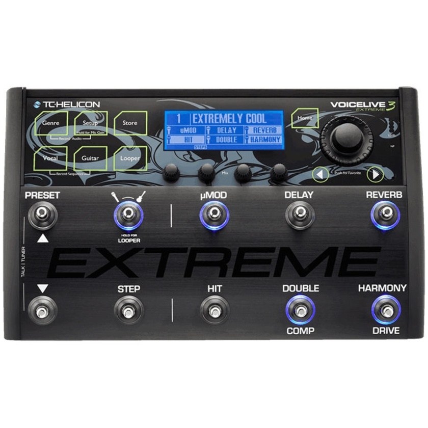 TC-Helicon VoiceLive 3 Extreme Guitar/Vocal Effects Processor and Looper