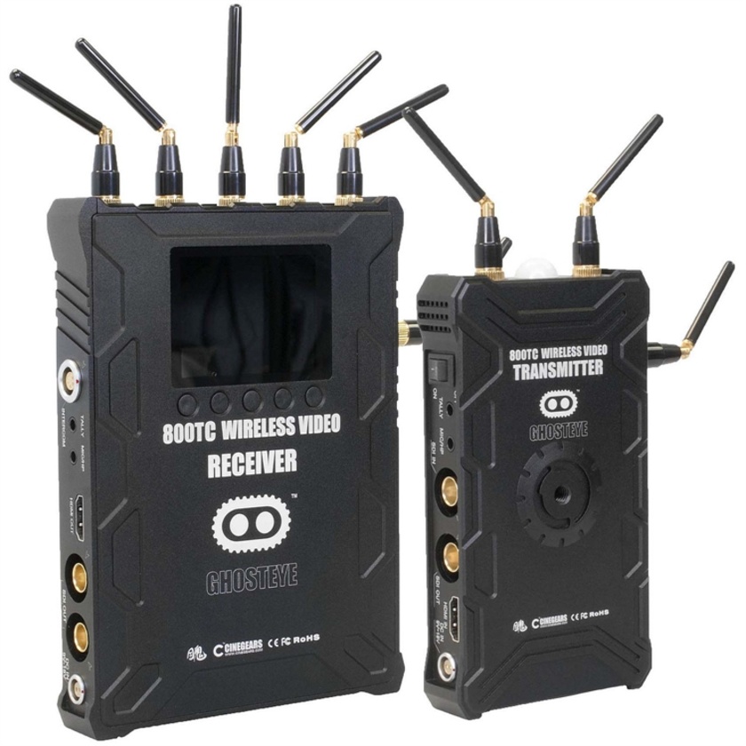 Cinegears 6-804 Ghost-Eye Wireless HD-SDI Video Transmission Kit 800T.Code (V-Mount)