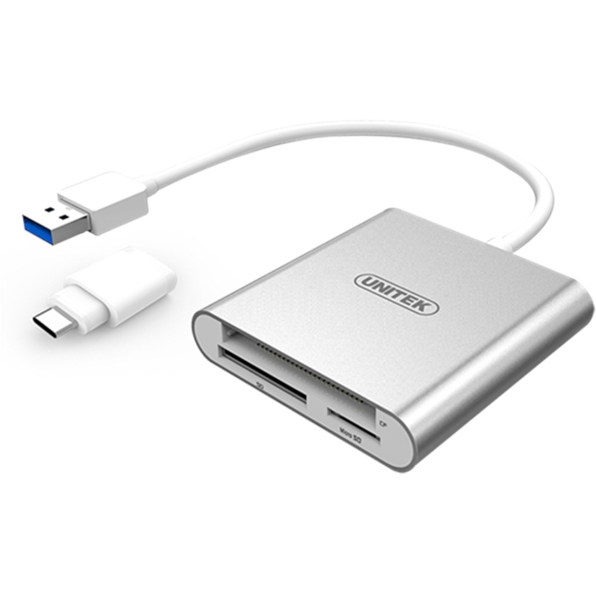 UNITEK USB 3.0 to Multi-In-One Aluminium Card Reader