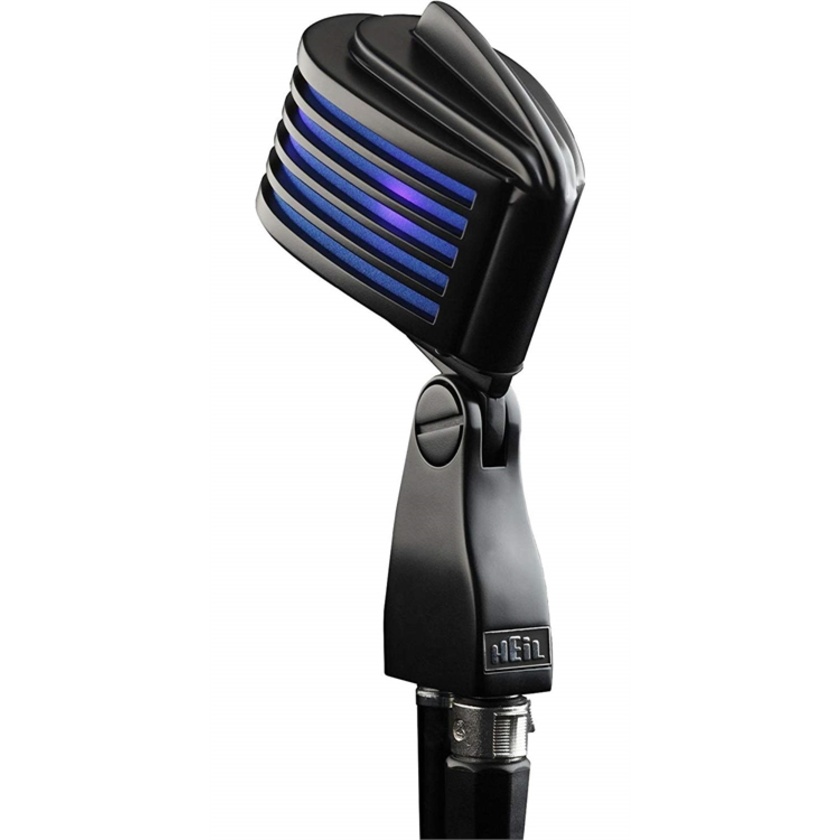 Heil Sound The Fin Dynamic Cardioid Microphone (Black, Blue LED)