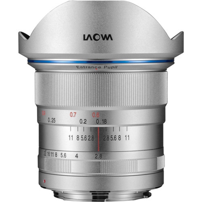 Laowa 12mm f/2.8 Zero-D Lens (Nikon, Silver)