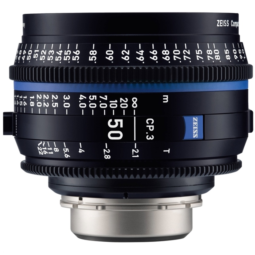 Zeiss CP.3 50mm T2.1 Compact Prime Lens (PL Mount, Feet)