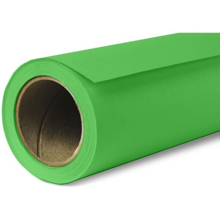 Savage Widetone Seamless Paper Background 2.72m x 11m (Chroma Key Green)