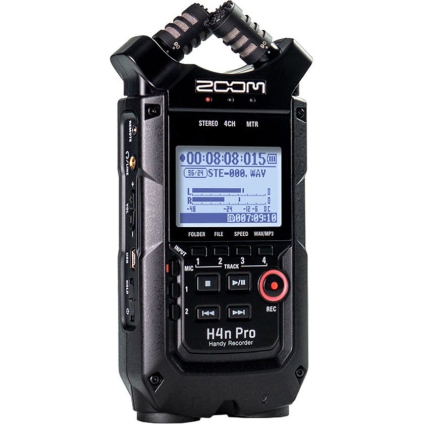 Zoom H4n Pro 4-Channel Handy Recorder (Black)