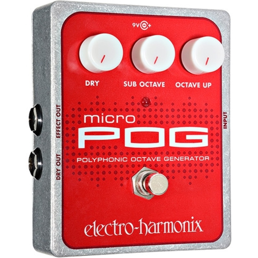 Electro-Harmonix Micro POG Polyphonic Octave Generator Pedal