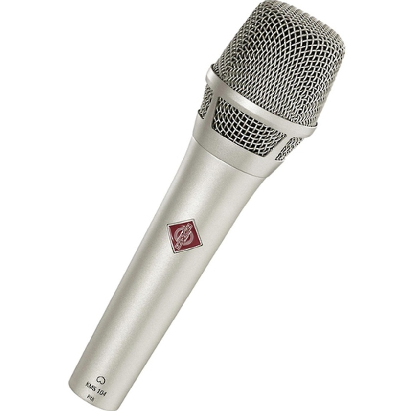 Neumann KMS 104 Cardioid Handheld Condenser Stage Microphone (Nickel)