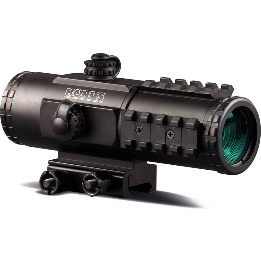 Konus SightPro-PTS2 3X30 Red Dot Sight (Red-Blue Illuminated Reticle)