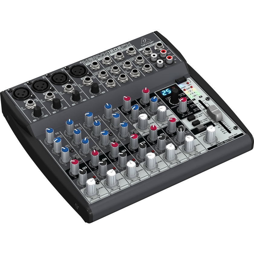Behringer XENYX 1202FX 12-Channel Audio Mixer with Multi-FX Processor