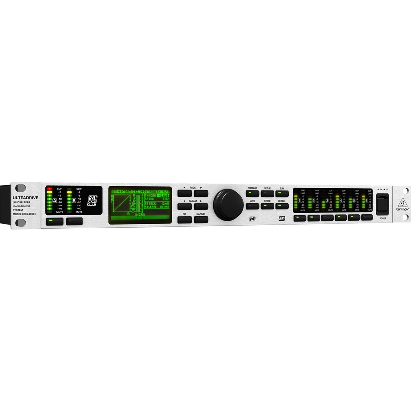 Behringer DCX2496LE ULTRADRIVE 24-Bit/96kHz Digital Loudspeaker Management System