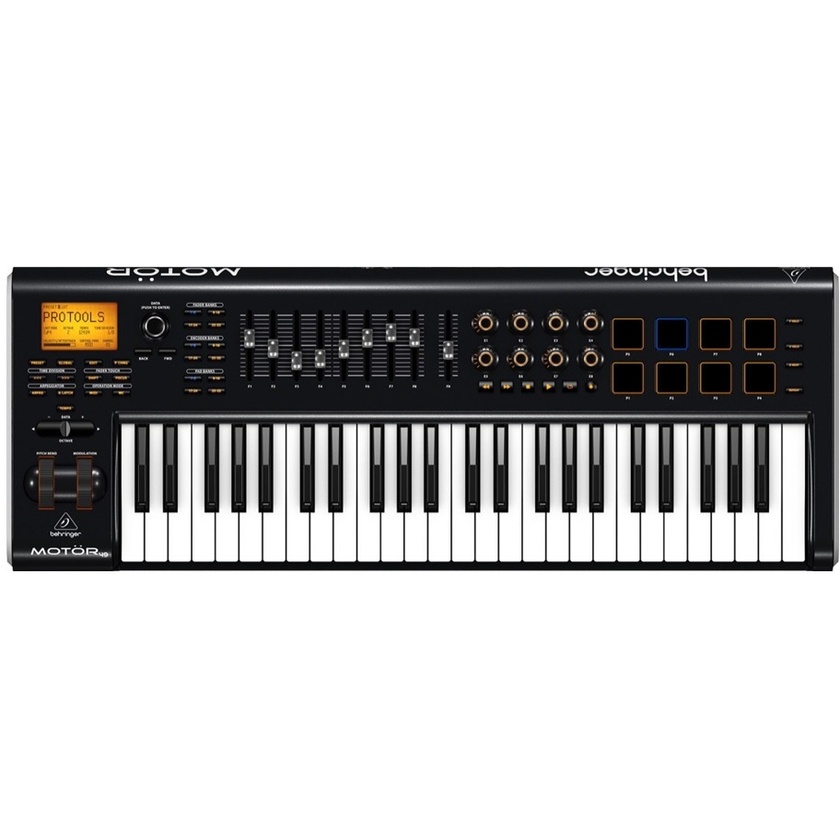 Behringer MOTOR 49 USB/MIDI Keyboard with Motorised Faders and Touch-Sensitive Pad