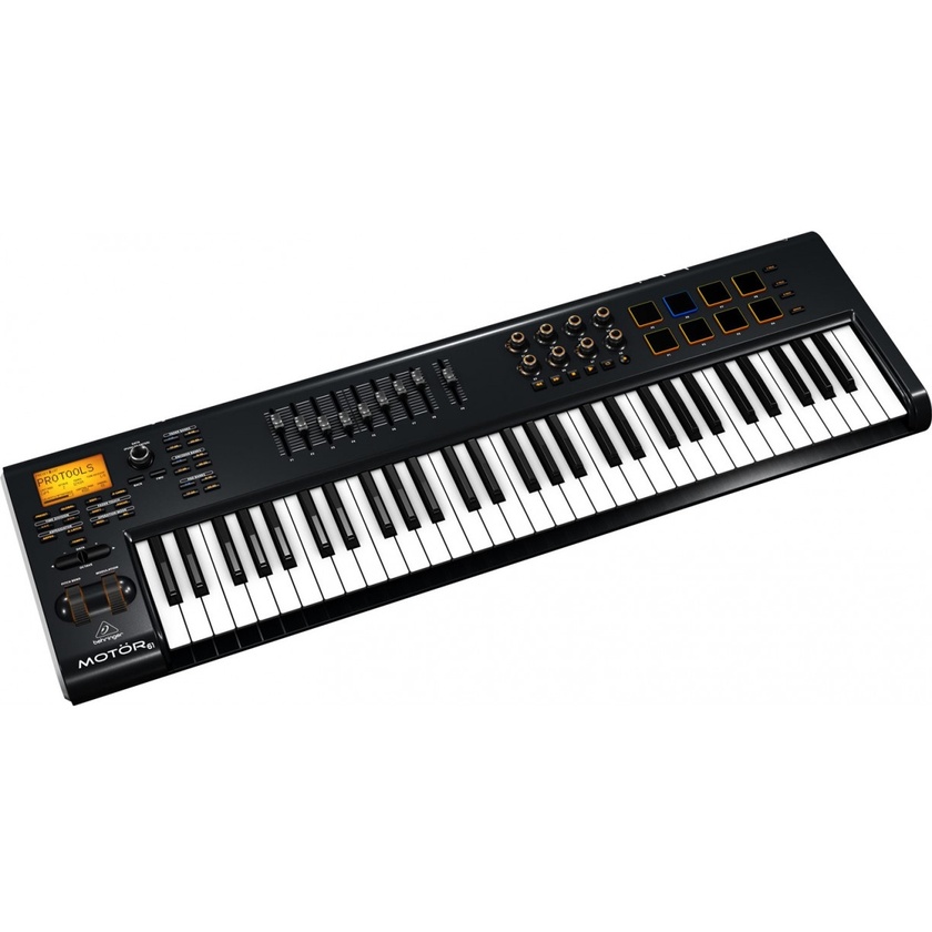 Behringer MOTOR 61 USB/MIDI Keyboard with Motorised Faders and Touch-Sensitive Pad